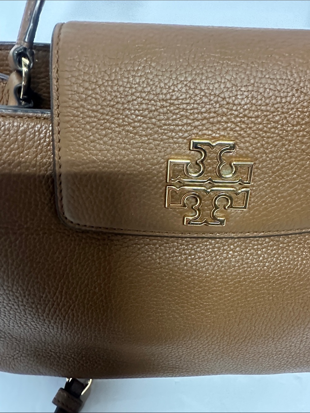 Tory Burch Britten  Leather Top-Handle Satchel-Crossbody Bag - Picture 2 of 16